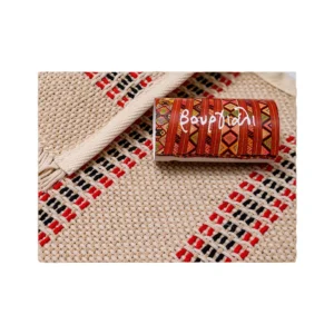 Woven trivet (sous-plat) inspired by Vourgiali in Nikos Kazantzakis museum